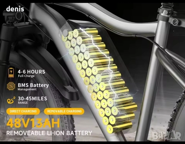 Нов електрически велосипед колело E Bike 26", снимка 6 - Велосипеди - 54795321