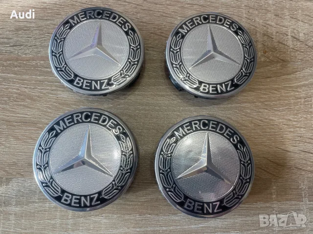 Капачки за джанти Mercedes 75mm Капачки за джанти Мерцедес 75мм, снимка 10 - Аксесоари и консумативи - 55647452