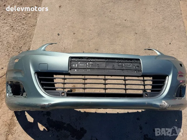 9676285080A предна броня със забележка от Citroen C4 1.6 e-HDi 112 кс., автоматик, двигател 9HR, снимка 4 - Части - 55624317