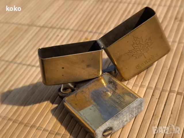 Zippo Canada и сребърен кейс за запалка , снимка 6 - Нумизматика и бонистика - 54362708