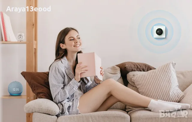Интелигентен WiFi термостат AVATTO WT20R-WH-3A-WiFi за водно подово отопление, снимка 3 - Други стоки за дома - 55641048