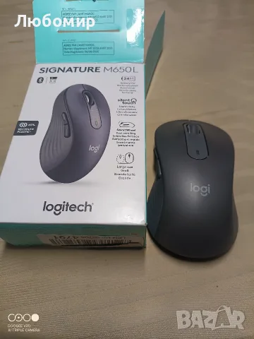 Мишка LOGITECH SIGNATURE M650 L Graphite 910-006236, снимка 3 - Клавиатури и мишки - 55578780