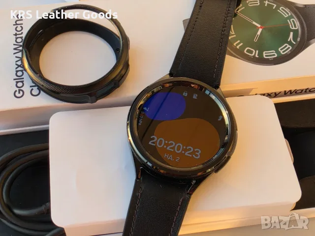 Samsung Galaxy Watch6 Classic 47mm LTE (eSIM) – Отлично състояние, снимка 10 - Смарт часовници - 55583133