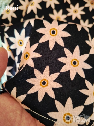 Ефектна риза от сатен VILA, L номер, снимка 7 - Ризи - 54163286