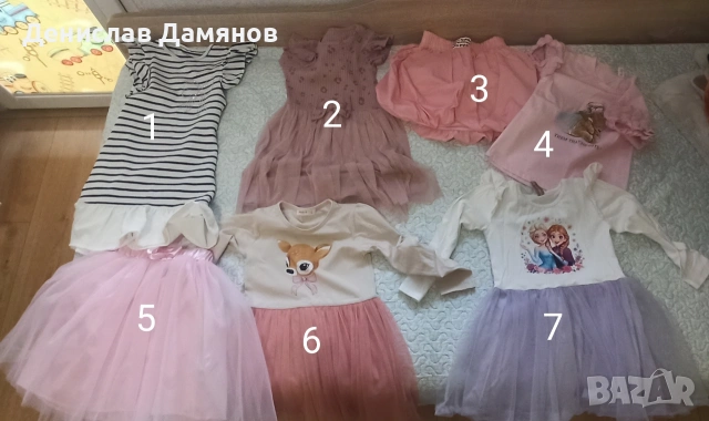 Детски дрехи/рокли за момиче