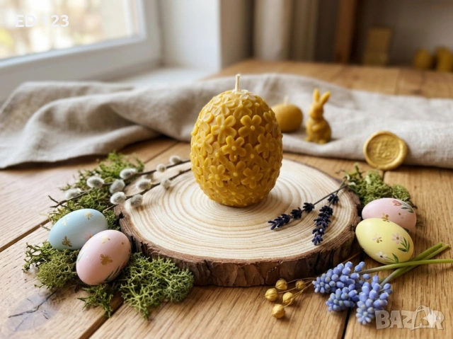 Великденски свещи от пчелен восък , снимка 6 - Други - 53978119