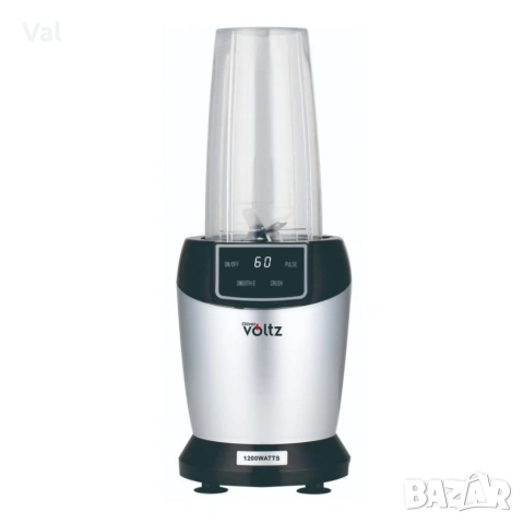 Мощен нутри блендер Oliver Voltz, 1200W с LED дисплей и 2 кани за смути (1000ml/800ml), снимка 8 - Блендери - 54875694