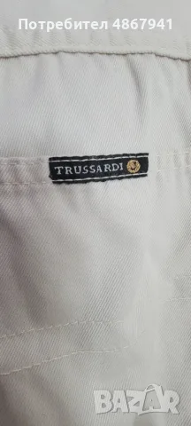 TRUSSARDI къс памучен панталон от деним, снимка 5 - Къси панталони - 55422395