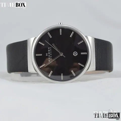 Skagen Ancher Refined Black Leather SKW6104, снимка 3 - Мъжки - 55351181