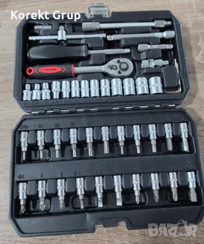 Гедоре комплект Tools 46 части, снимка 2 - Гедорета - 55016901
