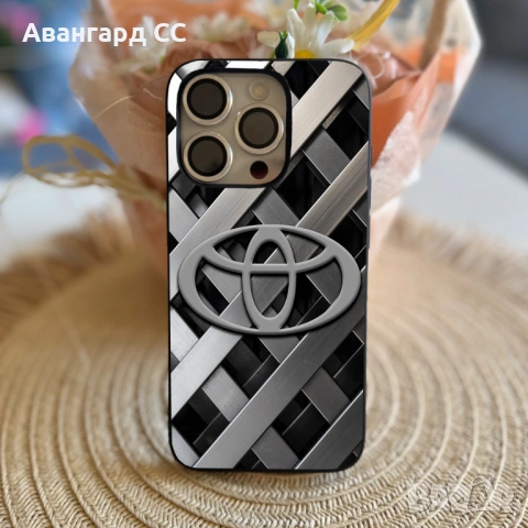 Силиконов калъф за iPhone с лого TOYOTA, снимка 3 - Калъфи, кейсове - 54611227