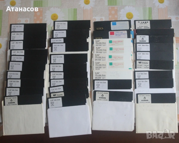 Дискети за стари компютри - 5,25" Floppy Disks, снимка 2 - Външни хард дискове - 54752561