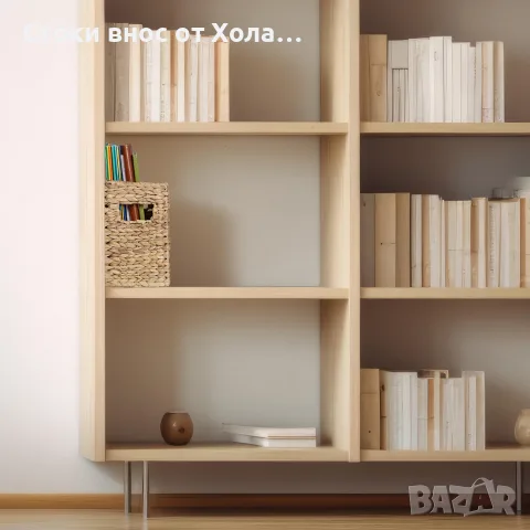 Поставка за списания, плетена кошница от воден хиацинт, органайзер Relaxdays , снимка 3 - Други стоки за дома - 55409218