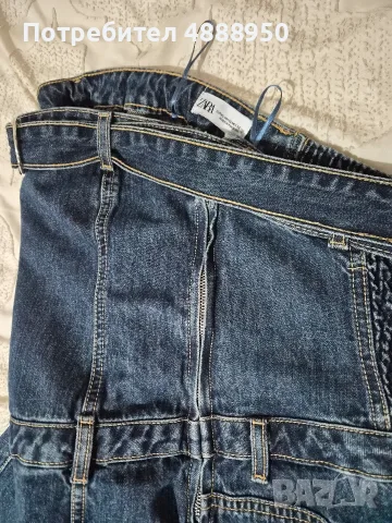 дънков гащеризон без презрамки ZARA, снимка 7 - Гащеризони - 55444995