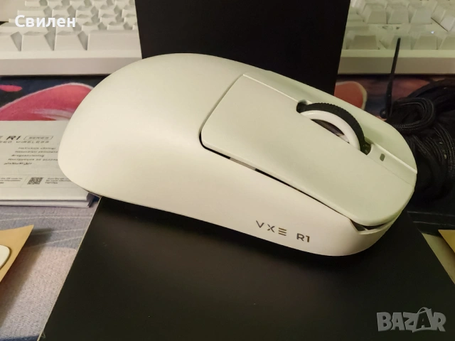 Ултралека Безжична Геймърска мишка VXE Dragonfly R1 Pro Max 1K (4K compatible), снимка 6 - Клавиатури и мишки - 54784696