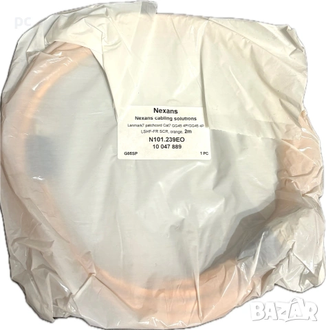 LAN CAT7 GG45 Nexans НОВ 2м кабел, снимка 2 - Суичове - 54976412