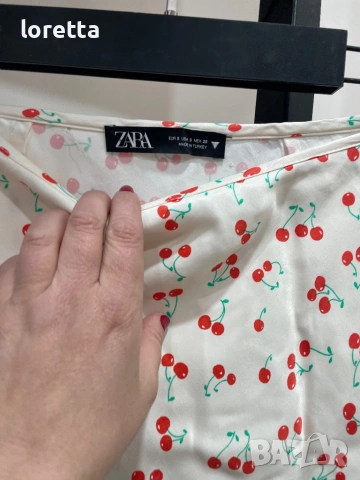 Сатенена пола Zara , снимка 2 - Поли - 54161679