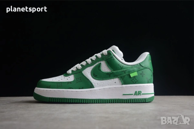 Nike Air Force 1 Low x Louis Vuitton (Red/Green/Blue) | ПРЕМИУМ Качество (По поръчка), снимка 5 - Маратонки - 54653642