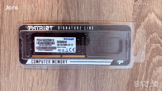 *Нови* Памети за лаптопи Patriot Signature 16GB DDR4 3200MHz