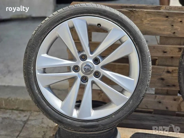 5х110 18 Opel Astra Meriva Zafira Опел Астра Мерива Зафира ЕТ 37 J 7.5, Гуми 225 40 18 подарък Центр, снимка 3 - Аксесоари и консумативи - 55010592