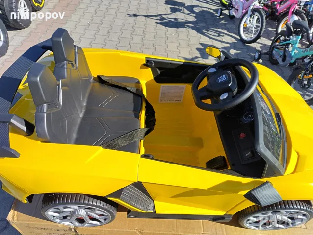 LAMBO Акумулаторна кола CHIARA жълт, снимка 3 - Други - 55440073