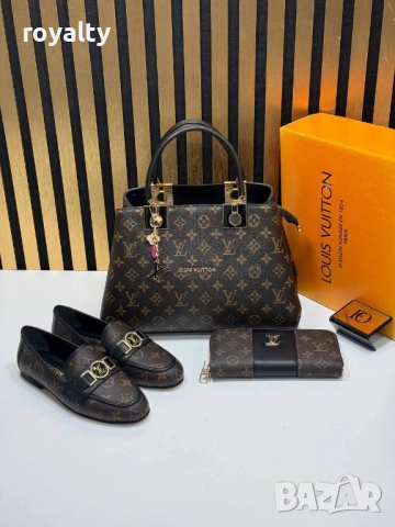 Louis Vuitton Нов Дамски Комплект Луи Витон Различни Цветове , снимка 3 - Чанти - 54649492