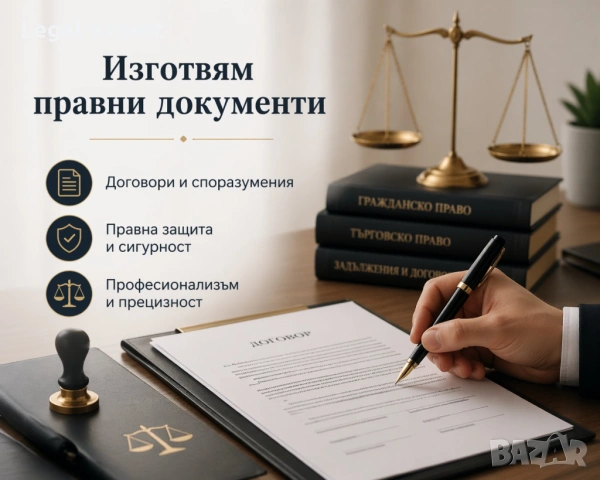 Изготвям правни документи онлайн