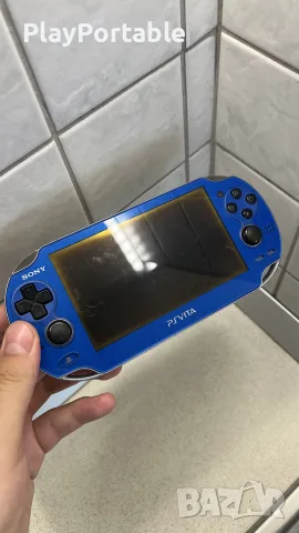 PS Vita PCH-1000 Sapphire Blue OLED, снимка 4 - PlayStation конзоли - 55639130