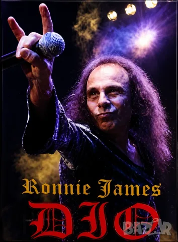 Ronnie James DIO-картина в рамка