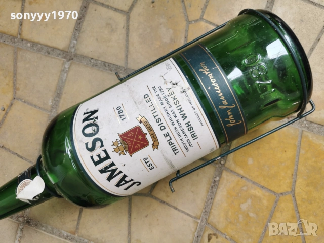 JAMESON 4.L ГОЛЯМО ШИШЕ С ЛЮЛКА 0606261851L4, снимка 10 - Колекции - 54802872