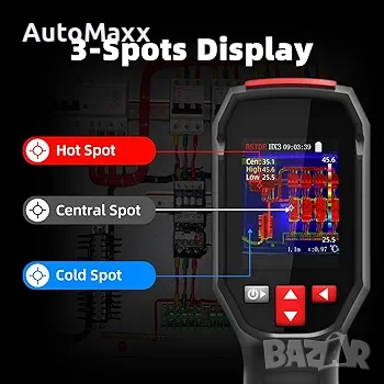 BSIDE HX3 Термовизионна камера с висока резолюция 240x240 с 15 цветни палитри Термокамера 25Hz , снимка 3 - Измервателни инструменти - 54666549