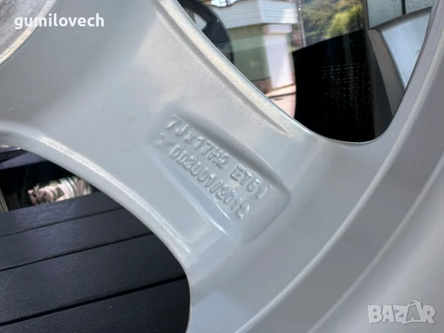 Оригинални Джанти Мерцедес Вито Vito V-Class-17 цола , снимка 12 - Гуми и джанти - 55557090