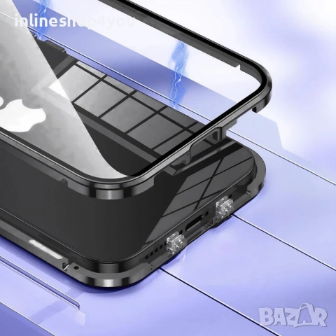 Двоен Магнитен Кейс за Apple iPhone 17e със защита на камерата, снимка 2 - Калъфи, кейсове - 54361758