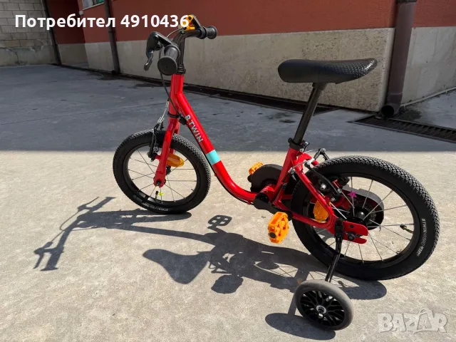 Детско колело с помощни колела BTWIN