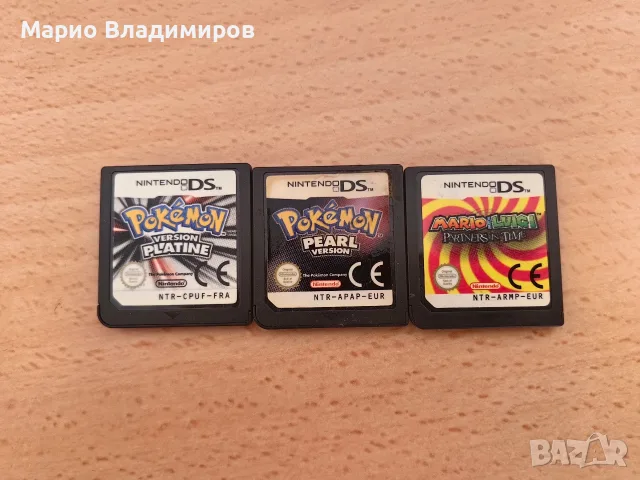Pokemon и Super Mario оригинални игри за DS