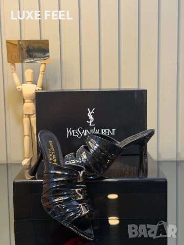 Yves Saint Laurent ⚜️ Christian Louboutin⚜️ Chanel ⚜️Дамски Чехли , снимка 5 - Чехли - 55075311