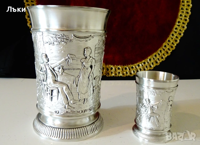 Калаени чаши Lindenwirtin,любовна сцена. 