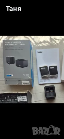 Зарядно устройство GoPro - Dual, 2 Enduro батерии, HERO9/10/11/12 Black, снимка 2 - Батерии, зарядни - 55502546