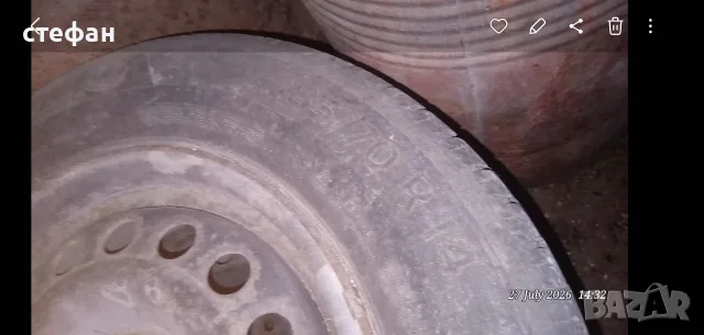 комплект 4 гуми с джанти рено
