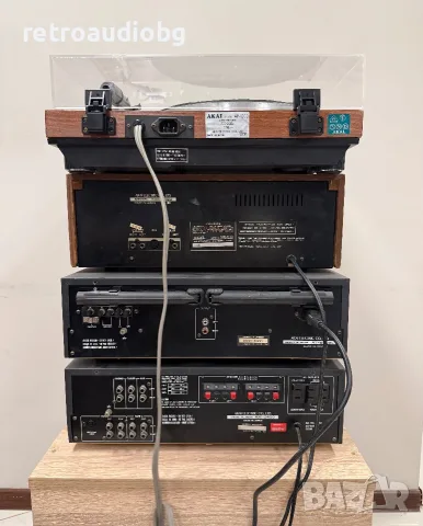 🔊Топ ретро аудио сет AKAI Усилвател AM-2450, Тунер AT-2450L, Дек GXC-209D, грамофон AP-100C🔊, снимка 7 - Аудиосистеми - 55372184
