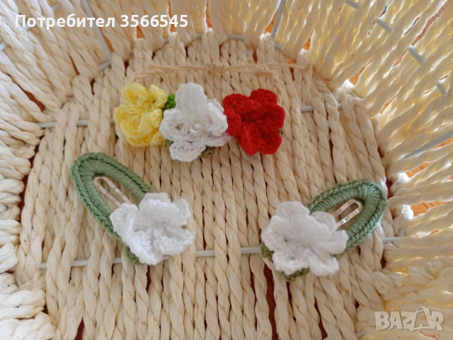 Ръчно изплетени фибички, снимка 17 - Шноли, диадеми, ленти - 54990337