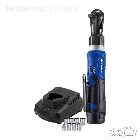 ACDelco G12 12V Li-Ion 3/8 тресчотка Cordless Ratchet Wrench Kit + Socket Set