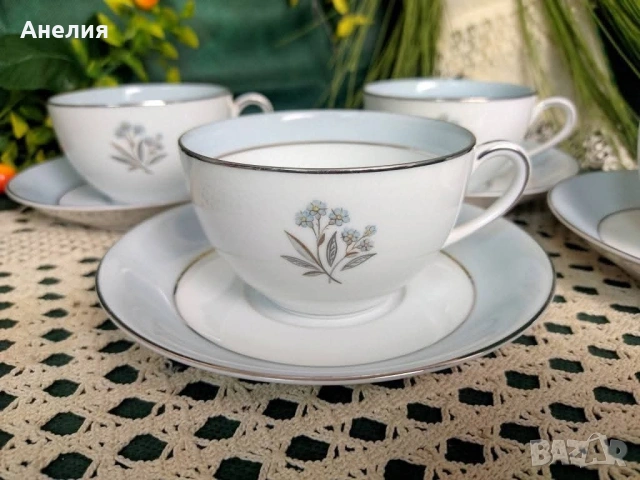 Noritake Япония фин костен порцелан , снимка 2 - Чаши - 54598196