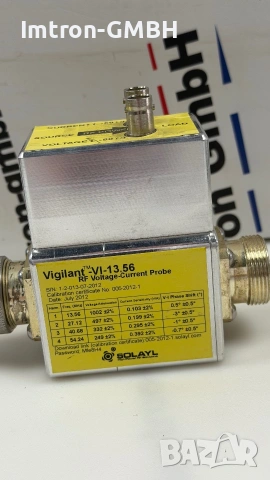 RF ИЗМЕРВАТЕЛЕН СЕНЗОР МОДУЛ ЗА КАБЕЛНА ТЕЛЕВИЗИЯ VIGILAND VL 13.56 SOLAUL RF VOLTAGE CURRENT PROBE, снимка 3 - Мрежови адаптери - 55096265