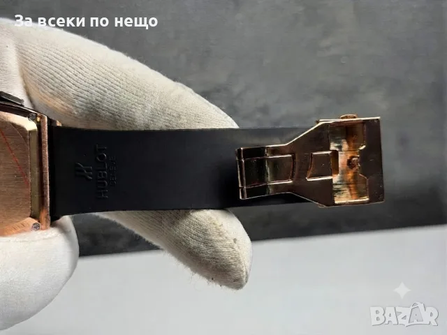 Hublot Big Bang Мъжки Часовник С Кварцов Механизъм Златисто Chronolux32, снимка 3 - Мъжки - 55427382