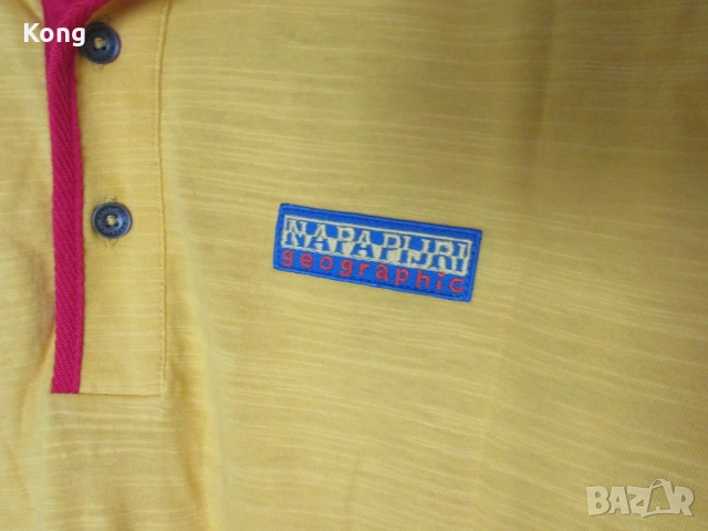 Нова тениска Napapijri Geographic фланелка Hugo Boss Made in Portugal Хуго Бос polo shirt блуза ко, снимка 2 - Тениски - 55242972