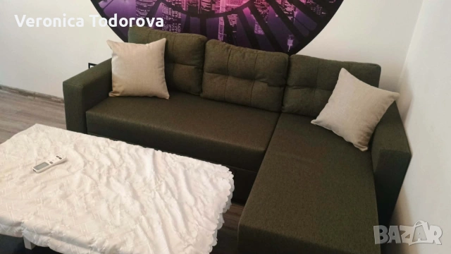 Ъглов диван с опция съхранение и разтягане, снимка 2 - Дивани и мека мебел - 54834105
