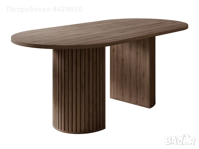 Comfivo Ulma Table (Walnut) for dining (or office). New, (one week old) from Mebeli bg.