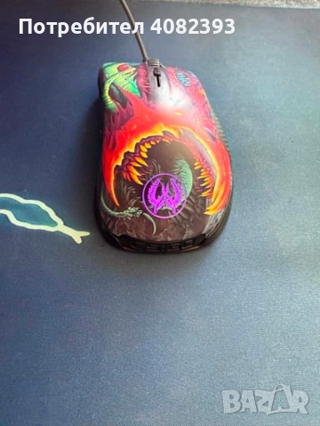 SteelSeries Rival 300 CS:GO Hyper Beast Edition, снимка 4 - Клавиатури и мишки - 55213238