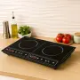 Двоен индукционен котлон Royalty Line RL-DIP4000.2 - 1400W+2000W, 80°C- 270°C, Кристална плоча, Тайм, снимка 4